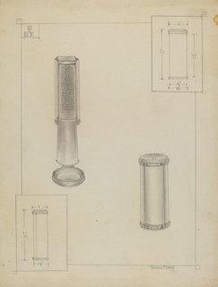 Silver Nutmeg Grater, c. 1936.
