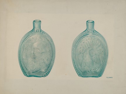Washington Eagle Flask, c. 1942.