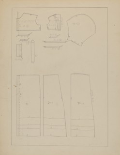 Girl's Dress (Pattern), c. 1937.