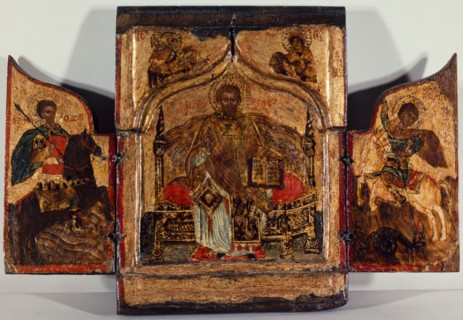 Portable triptych of Saint Nicholas.