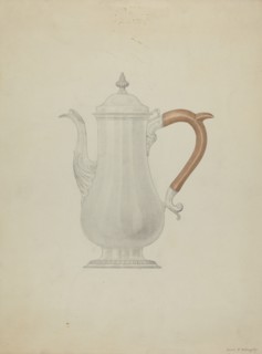 Silver Teapot, 1935/1942.