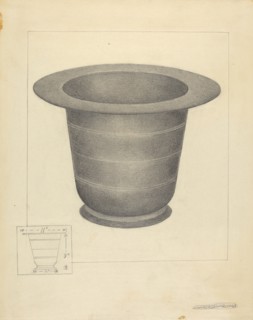 Pewter Commode Form, c. 1939.