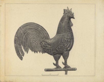 Weather Vane Finial, c. 1937.
