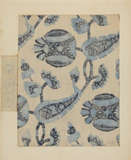 Resist Printed Linen, c. 1936.