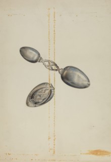 Silver Folding Spoon, c. 1939.