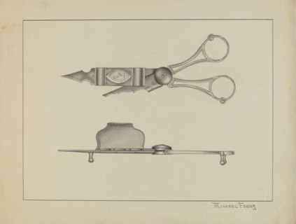 Silver Candle Snuffer, c. 1936.