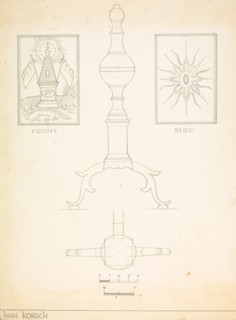 Andiron (one of pair), 1935/1942.