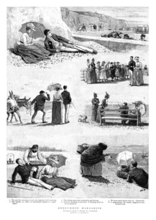 ''Honeymoon Hardships, part 1', 1890. Creator: Unknown.