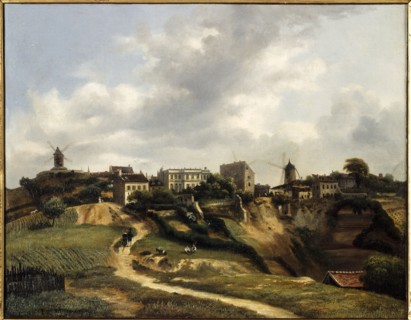 View of Montmartre, 1834.