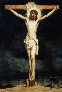 Christ on the cross, 1881.