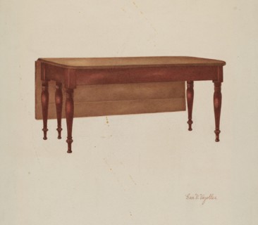 Table (Dining?), 1935/1942.