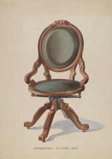 Office Swivel Chair, c. 1936.