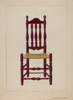 Baluster Back Chair, c. 1936.