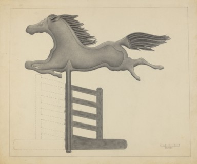 Horse Weather Vane, 1935/1942.