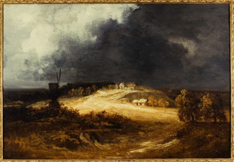 Windmills in Montmartre, c1830.