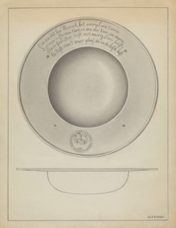 Silver Baptismal Basin, c. 1936.