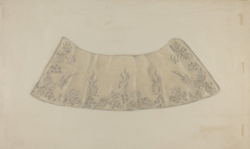 Embroidered Lace Collar, c. 1938.