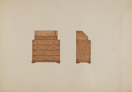 Scrutoir or Butler's Desk, c. 1936.