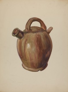 Pa. German Cider Jug, c. 1938.