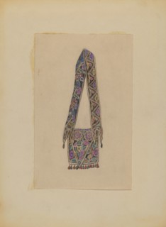 Man's Shoulder Pouch, 1935/1942.