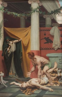Mort de l'empereur Commode, 1879.