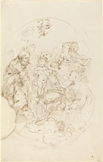 Virgin and Child with Five Saints.