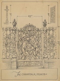 Cast Iron Gate and Fence, c. 1936.
