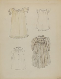 Doll's Dress and Shift, 1935/1942.