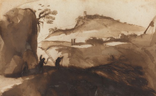 Shepherds Peering into a Chasm, 1620s.