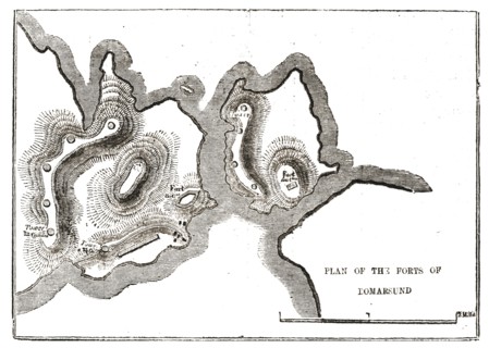 'Plan of the Forts of Bomarsund', 1854. Creator: Unknown.