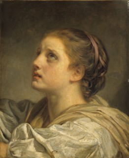 Tête de jeune femme, c1775.