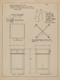 Table (Occassional), c. 1936.