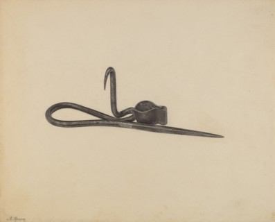 Miner's Candle Holder, c. 1938.