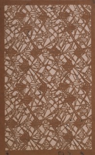 Katagami stencil, between 1900 and 1952.