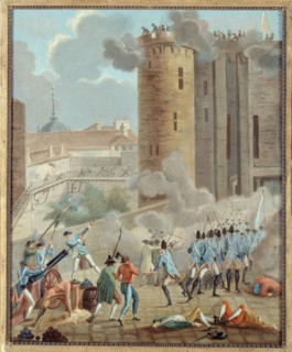 Storming of the Bastille, July 14, 1789.