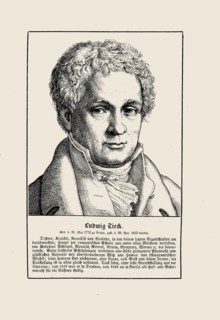 Portrait of Ludwig Tieck  (1773-1853). Private Collection.