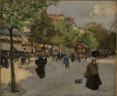 Le boulevard de Clichy, c1895.