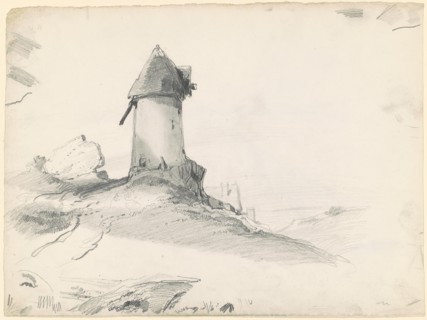 Landscape with Mill, 1835-1840.