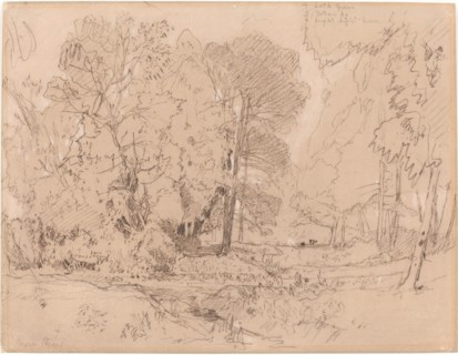 Wooded Landscape, probably 1841.