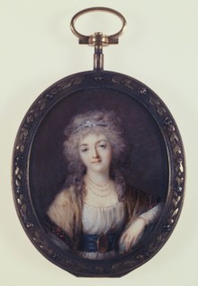 Portrait of a young woman, c1790.