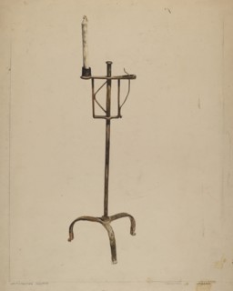 Adjustable Candle Holder, c. 1937.