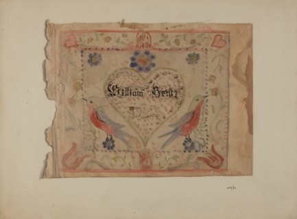 Unframed Birth Certificate, c. 1940.
