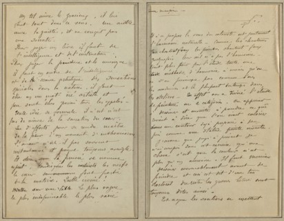 Manuscript Pages [recto], 1884-1888.