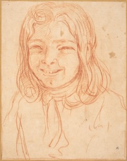 A Smiling Boy with Flowing Hair, c. 1700.