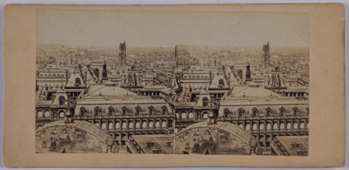Panorama of Paris, between 1860 and 1862.