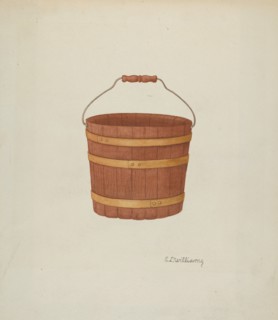 Shaker Cedar Basket, 1935/1942.