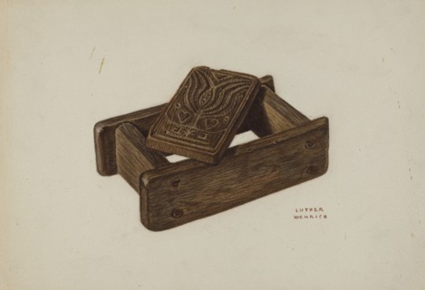Pa. German Butter Mold, c. 1940.