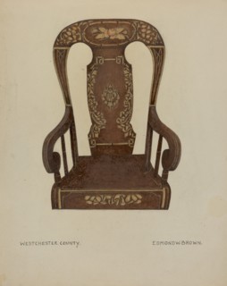 Pa. German Rocking Chair, c. 1937.