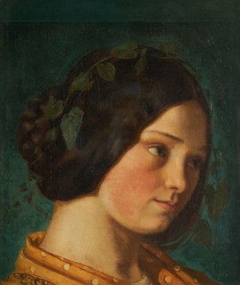 Portrait de Zélie Courbet, c.1842.