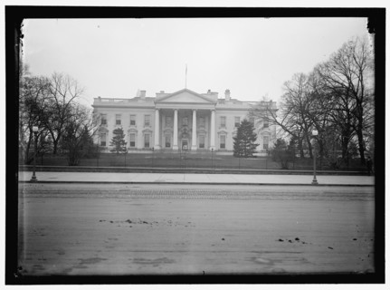 White House, between 1909 and 1923.